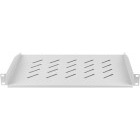 Lanberg AK-1008-S 1U, Fixed Shelf, 19", Metal, 25 kg, Gray