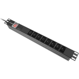 Accesoriu UPS Lanberg PDU PDU-08I-0200-C20-BK 8x IEC C13, 2m, Black