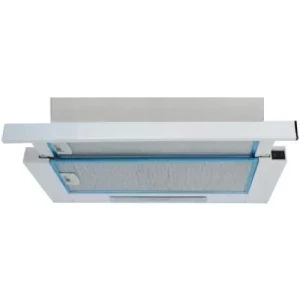 Hota incorporabila Studio Casa telescopica ALIZEE60WH2MOT, Putere de absorbtie 450 m3/h, 3 trepte, Clasa D, 60 cm, Alb