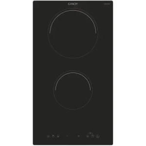 Plita incorporabila Candy CID 30/1, Inductie, 2 zone de gatit, hOn, 30 cm, Negru