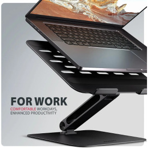 AXAGON STND-LQB stand aluminiu, 10-17.3 inch, pliabil, Black