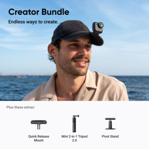 Insta360 GO Ultra Midnight Black Creator Bundle