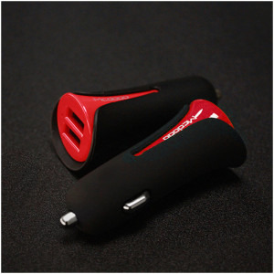 Mcdodo 2x USB, Black Mask Red