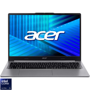 Laptop Acer 15.6 Extensa 15 EXO15-51, FHD IPS, Procesor Intel® Core™ Ultra 5 115U (10M Cache, up to 4.20 GHz), 16GB DDR5, 512GB SSD, Intel Graphics, No OS, Lunar Grey