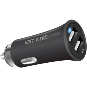 Lemontti 2x USB, Black