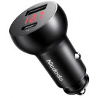 Incarcator auto Mcdodo 1x USB-C, 1x USB-A, 30W, Black