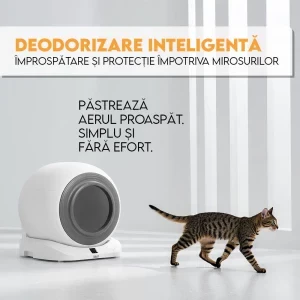 iHunt Litiera Smart pentru pisici V5 Alb