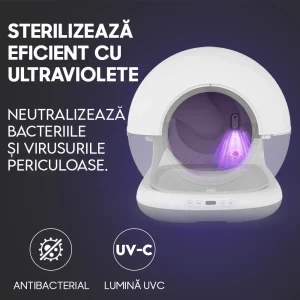iHunt Litiera Smart pentru pisici V7 Alb