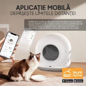 iHunt Litiera Smart pentru pisici V6 Alb