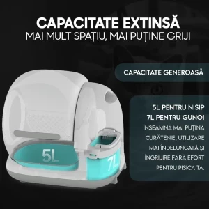 iHunt Litiera Smart pentru pisici V6 Alb