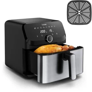 Tefal Friteuza cu aer cald Easy Fry Mega EY855D10, 2020W, 7.5L, Negru/Argintiu