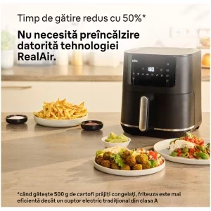 Braun Friteuza cu aer cald MultiFry 5 HF5034, 1700W, 6L, Negru