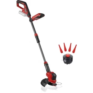 Einhell Trimmer de tuns iarba cu acumulator GE-CT 18/25-1 Li-Solo Power X-Change, 18 V, diametru de taiere 25 cm, maner telescopic, fara acumulator inclus + Set 20 lame