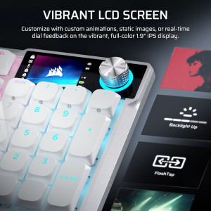 Corsair Vanguard 99 Air Wireless White OPX Low Profile Switch Mecanica