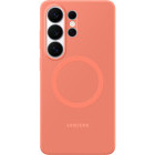 Samsung Capac protectie spate Silicon Magnet Coralred pentru Galaxy S26 Ultra