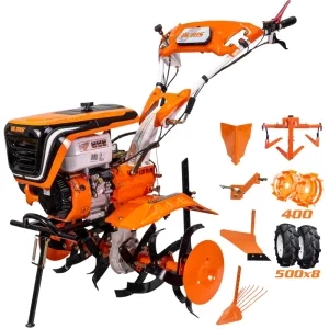 Ruris Motocultor pe benzina 732ACC, 8.5 CP, 208 cm3, 4 timpi, adancime sapare 34 cm, latime sapare 56-83 cm