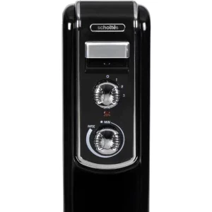 Livoo Calorifer electric SCHV709N, 2000 W, 9 elementi, Cu ulei, 3 trepte, Termostat ajustabil, Negru