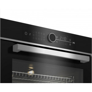 Beko BBIM13400XCS, Electric, 72 L, Multifunctional, AEROperfect, Autocuratare catalitica, 13 functii de gatire, SoftClose, Rafturi telescopice, Grill, 3D Cooking, Clasa A+, Negru