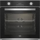 Cuptor incorporabil Beko BBIM13300XM, Electric, 72 L, Autocuratare catalitica, Display, SteamShine Cleaning, Grill, 3D Cooking, Clasa A, Sticla neagra