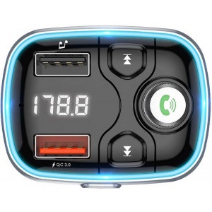 Borofone BC32 Sunlight, 2x USB, FM, Bluetooth, MP3 Player, TF card, buton apel, Black