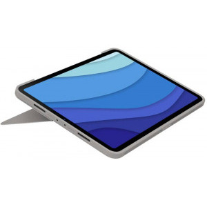 Logitech Husa protectie Combo Touch 920-010256 Sand pentru iPad Pro 11 inch (1st/2nd/3rd gen)