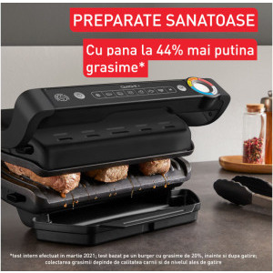 Tefal Gratar electric OptiGrill+ GC717810, 2000W, Negru