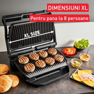 Tefal Gratar electric OptiGrill+ XL GC727810, 2000W, Negru
