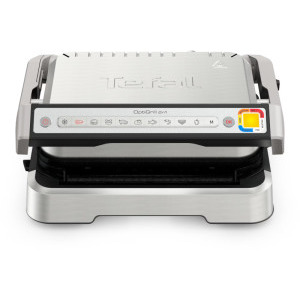 Tefal Gratar electric OptiGrill 2-in-1 GC773D30, 2100W, Argintiu