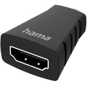 Adaptor Hama 1x Micro HDMI Male - 1x HDMI Female, Negru