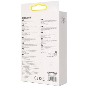 Baseus Explorer, USB Male la USB-C Male, 100W 1 m, Fast Charging, Black