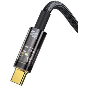 Baseus Explorer, USB Male la USB-C Male, 100W 2 m, Fast Charging, Black