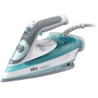 Braun Fier de calcat TexStyle 5 SI5017GR, 2700W, 50g/min, Alb/Verde