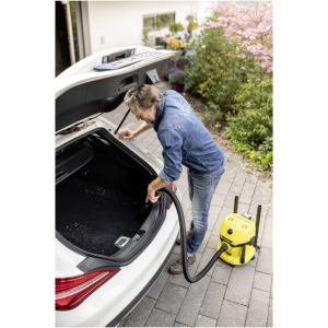 Karcher WD 2-18 V / Battery Set, cu sac, 12L, Galben/Negru