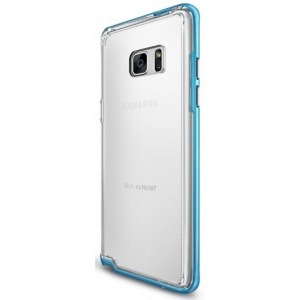 Ringke Bumper de protectie Frame Ocean Blue pentru Samsung Galaxy Note 7 + Bonus folie protectie display Ringke