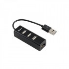 Hub USB SBOX H-204 USB 2.0 Black