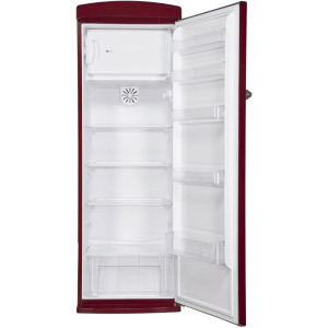 Fram FSD-VRR315BDF+, 315 L, Clasa F, Control mecanic, Iluminare LED, 177 cm, Visiniu