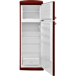 Fram FDD-VRR311BDE++, 311 L, Clasa E, Control mecanic, Iluminare LED, 179 cm, Visiniu