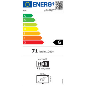 KIVI Smart TV 50U720QB Seria U720QB 126cm negru 4K UHD HDR