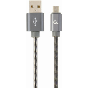 Gembird USB Male la microUSB Male, 2 m, Grey