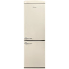 Combina frigorifica Fram FC-VRR341BGE++, 340 L, Clasa E, Less Frost, Control mecanic, Iluminare LED, 190 cm, Crem