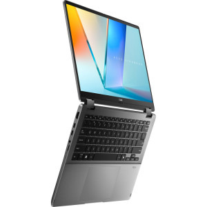 ASUS 14'' Vivobook 14 Flip TP3407SA, WUXGA OLED Touch, Procesor Intel® Core™ Ultra 7 258V (12M Cache, up to 4.80 GHz), 32GB LPDDR5X, 1TB SSD, Intel Arc 140V, Win 11 Pro, Matte Gray