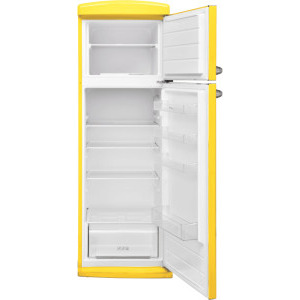 Fram FDD-VRR311YLE++, 311 L, Clasa E, Control mecanic, Iluminare LED, 179 cm, Galben