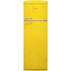 Frigider Fram FDD-VRR311YLE++, 311 L, Clasa E, Control mecanic, Iluminare LED, 179 cm, Galben