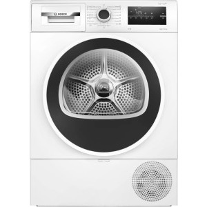 Uscator de rufe Bosch WTH85209BY, Pompa de caldura, 8 kg, Clasa D, AutoDry, SensitiveDrying, Alb