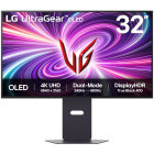 Monitor LED LG Gaming UltraGear 32GS95UV-B 31.5 inch UHD / FHD OLED 0.03 ms Dual mode 240 Hz / 480 Hz HDR FreeSync Premium Pro & G-Sync Compatible