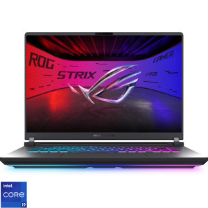 Laptop ASUS Gaming 16 ROG Strix G16 G615JMR, 2.5K 240Hz, Procesor Intel® Core™ i9 14900HX (36M Cache, up to 5.80 GHz), 16GB DDR5, 1TB SSD, GeForce RTX 5060 8GB, No OS, Eclipse Gray