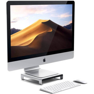 Satechi Aluminum Monitor Stand Hub pentru iMac, Silver