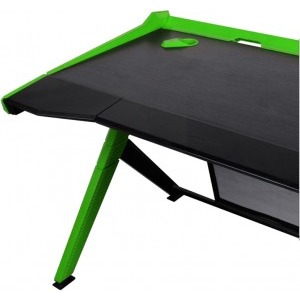 DXRacer Gaming Desk 1000, negru cu verde