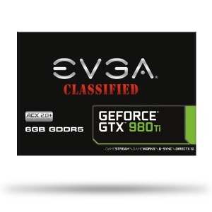EVGA GeForce GTX 980 Ti Classified ACX 2.0+ 6GB GDDR5 384-bit