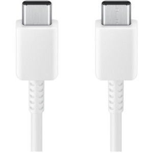 Cablu de date / adaptor Samsung USB-C Male la USB-C Male, 1.8 m, White, amperaj maxim suportat 3A